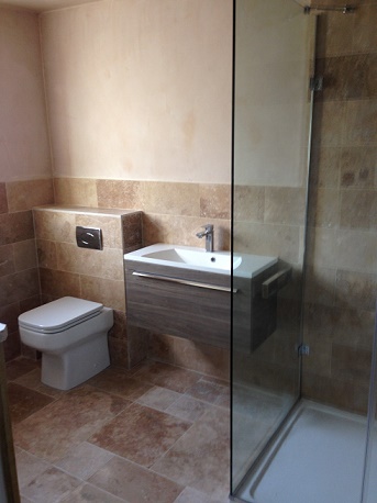 Another bathroom and cloakroom designed, supplied and installed in Cheltenham by Prestbury Bathrooms.