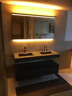 Luxury Marble designer Bathrooms - designed, supplied and fitted in Cheltenham