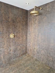 luxury stone lined showers